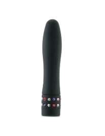 Vibrador The Black Prince of Jewel Preto 10 cm,212014