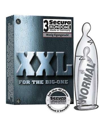 3 x Condoms XXL 319004