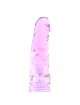 Dildo com Vibração Realístico Roxo Transparente 19 cm,210054