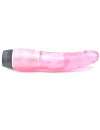 Dildo Realístico com Vibração Rosa Transparente 19 cm,210061