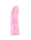 Dildo Realístico com Vibração Rosa Transparente 19 cm,210061