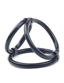 Cockring Triple Cock Cage Black 130084