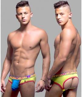 Jockstrap Andrew Christian Peek-A-Boo Locker Room Azul/Lima,600031