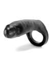 Cockring Clássico Penetração Dupla Oxballs Preto 18 cm,130085