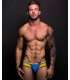 Jockstrap Andrew Christian Peek-A-Boo Locker Room Azul/Lima,600031