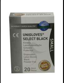 20 x Disposable Gloves Black 339030