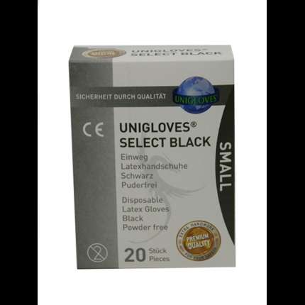 20 x Disposable Gloves Black 339030