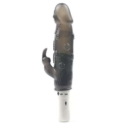 Vibrator Rabbit Goddess of the Moon Black 17 cm 210071