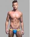 Jockstrap Andrew Christian Peek-A-Boo Locker Room Azul/Lima,600031