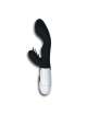 Vibrador Rabbit Double Love Silicone Preto,210046