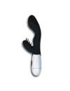 Vibrador Rabbit Double Love Silicone Preto,210046