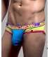 Jockstrap Andrew Christian Peek-A-Boo Locker Room Azul/Lima,600031