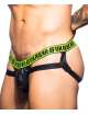 Jockstrap Andrew Christian C-Ring FUKR Preto Neon 600069