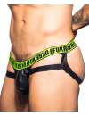 Jockstrap Andrew Christian C-Ring FUKR Preto Neon 600069