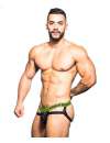 Jockstrap Andrew Christian C-Ring FUKR Preto Neon,600069