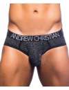 Cueca Andrew Christian Glitz Almost Naked Preto 600074