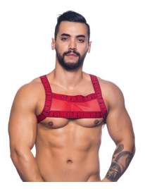 Harness Andrew Christian Crave Mesh Vermelho,600085