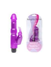 Vibrador Rabbit Naughty Bunny Roxo 21,5 cm,210072