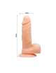 Dildo Realistic with Vibration and Rotation Prime Beige 15 cm 218014