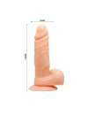 Dildo Realistic with Vibration and Rotation Prime Beige 15 cm 218014