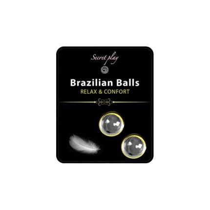 Balls Lubricants Anal Brazilian Balls Relax Confort 2 x 4 g 312007