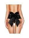 Cuecas Sexy Bow Vibrating Panty com Bala Vibratória Ouch! Pretas,176086