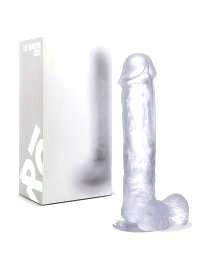 Dildo Realistic with Testicles Realrock Transparent 25 cm, Realrock