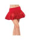 Tulle skirt with Details in Red Satin 361003