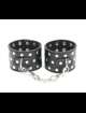 Cuffs Black with push Buttons 332015