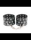 Cuffs Black with push Buttons 332015