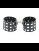 Cuffs Black with push Buttons 332015