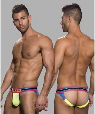 Jockstrap Andrew Christian BLOW! Active w/ Almost Naked Amarelo Neon,600024