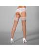 Stockings Garters 843-STO Obsessive White,196024