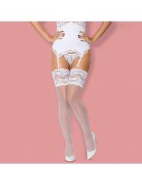 Stockings Garters 810-STO Obsessive White,196026