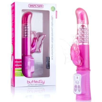 Vibrador Butterfly Rosa 22,8 cm,210073