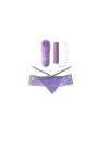 Cueca Aberta Vibratória Crotchless Panty Thrill-her Fantasy For Her,215009