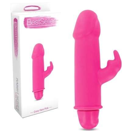 Dildo Bestseller Crazy Hare Pink 15 cm,210074