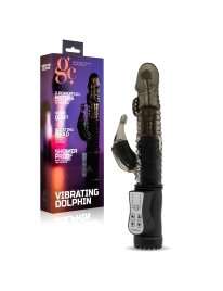 Vibrador Vibrating Dolphin Preto 22 cm,210077