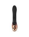 Vibrator with Heating Rechargeable Opulent Elegance Black 20 cm,210078