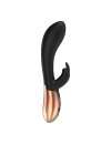 Vibrator with Heating Rechargeable Opulent Elegance Black 20 cm,210078