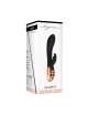 Vibrator with Heating Rechargeable Opulent Elegance Black 20 cm,210078