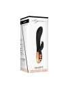 Vibrator with Heating Rechargeable Opulent Elegance Black 20 cm,210078