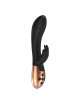 Vibrator with Heating Rechargeable Opulent Elegance Black 20 cm,210078