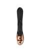 Vibrador com Aquecimento Regarregável Exquisite Elegance Preto 20 cm,210079