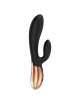 Vibrador com Aquecimento Regarregável Exquisite Elegance Preto 20 cm,210079