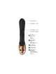 Vibrador com Aquecimento Regarregável Exquisite Elegance Preto 20 cm,210079