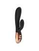 Vibrator with Heating Regarregável Exquisite Elegance Black 20 cm 210079