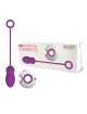 Ovo Silicone Vibrating with The Command-Remote Purple 211052