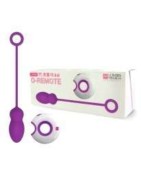 Ovo de Silicone Vibratório com Comando O-Remote Roxo,211052