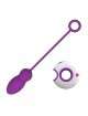 Ovo Silicone Vibrating with The Command-Remote Purple 211052